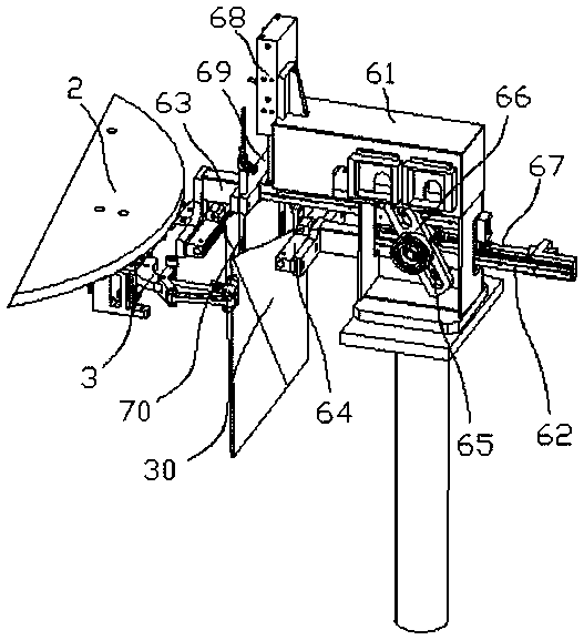 Bagging and packaging integrated equipment for spicy food