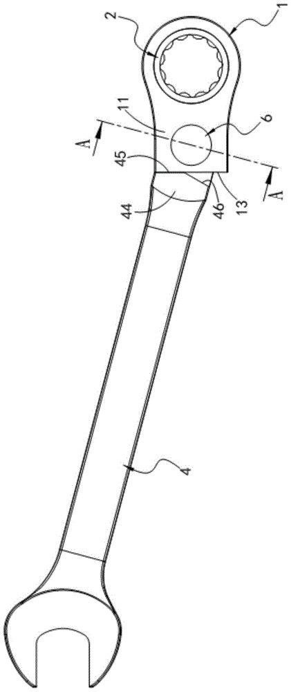 Ratchet wrench reversing structure