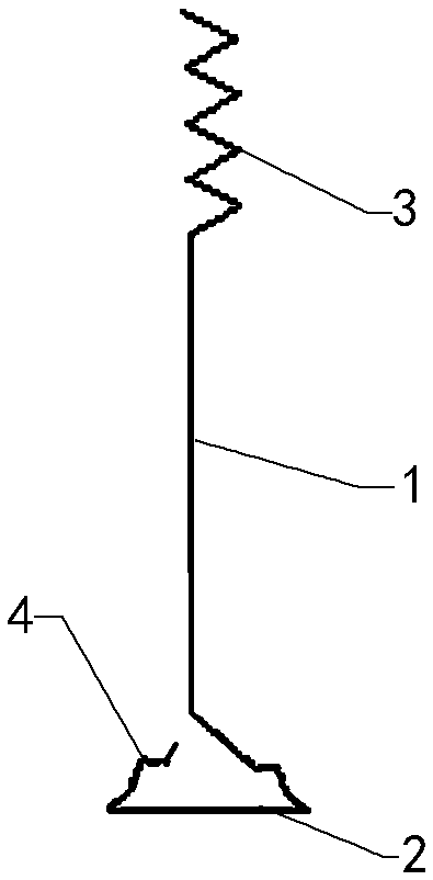 Stainless steel connecting element for prefabricated sandwich heat insulation wall board, heat insulation wall board and construction method thereof