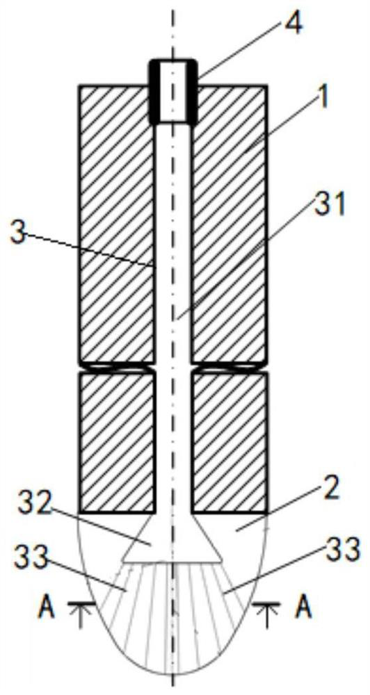 A high-quality steel continuous casting argon blowing stopper, stopper argon blowing system and argon blowing method