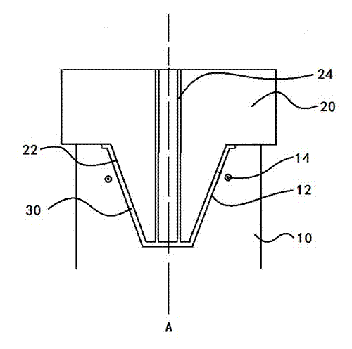 Mould for plastic container