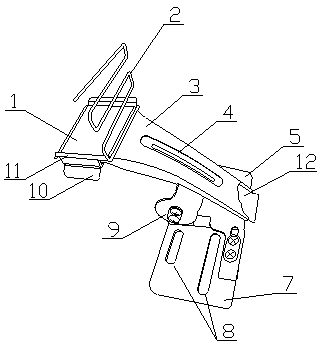 Novel front fly sewing hemmer