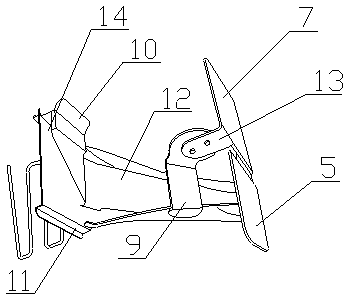 Novel front fly sewing hemmer