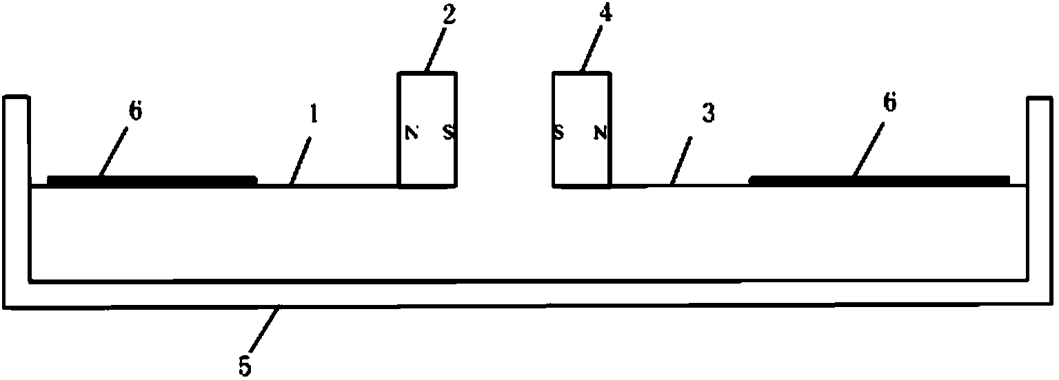 Bistable double-piezoelectric cantilever beam vibration energy collector