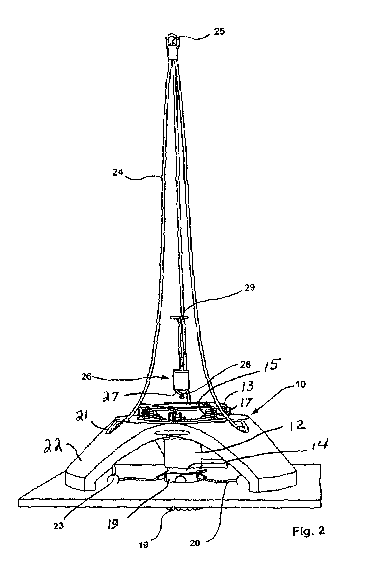 Sensor arrangement and method for the installation and moving of this