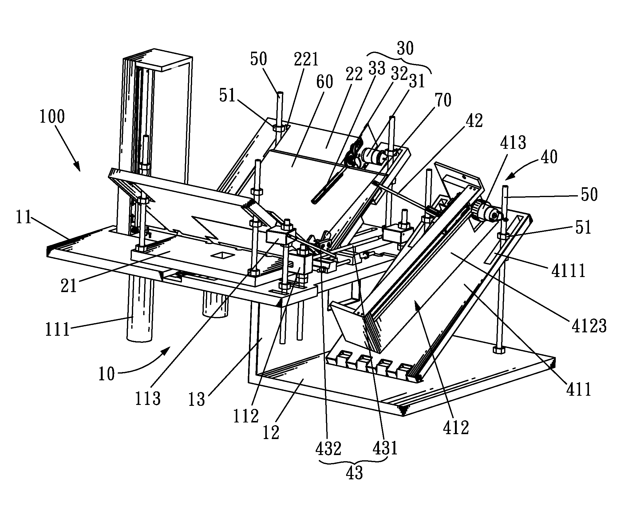 Automatic page-turning device and automatic page-turning scan device using the same