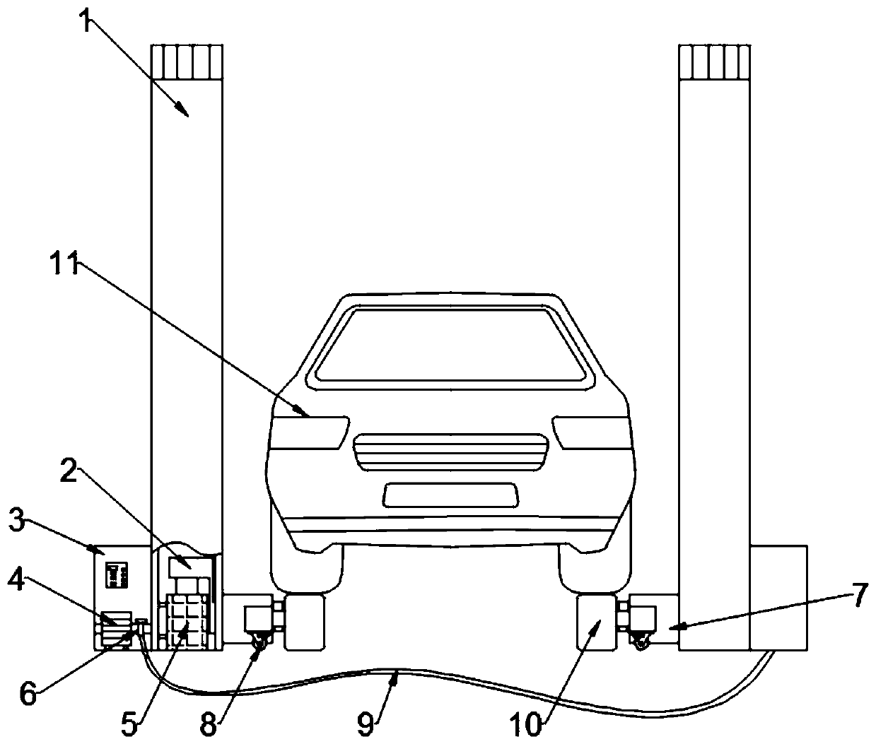 Access system of stereo garage