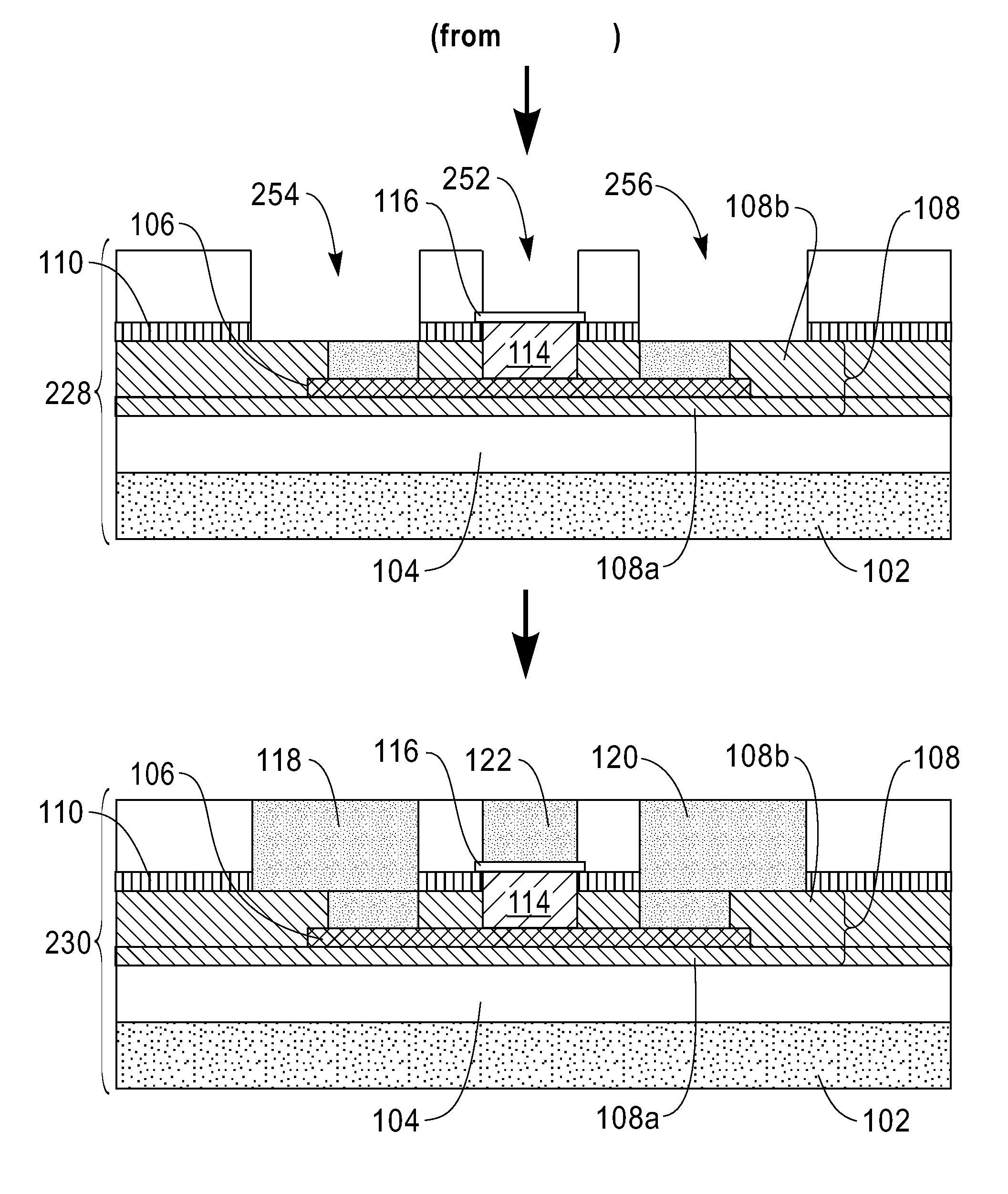 Programmable via devices in back end of line level