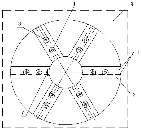 Large turntable bearing assembly workbench