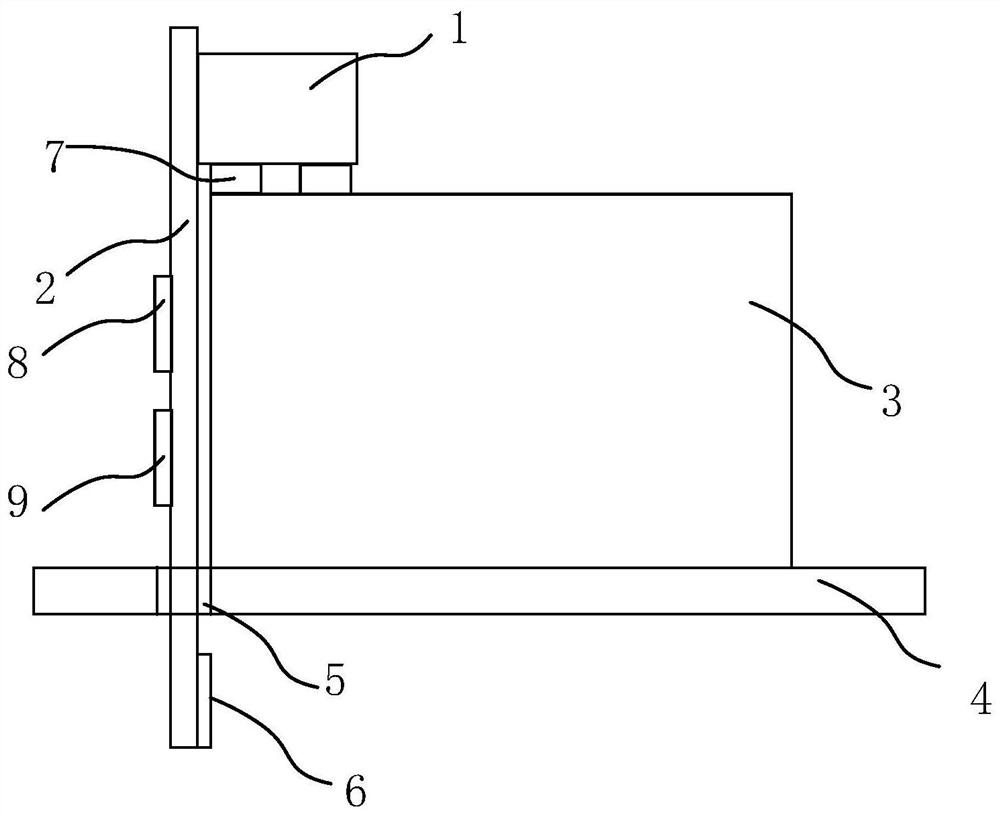 Satellite-borne single-machine differential temperature control system and method