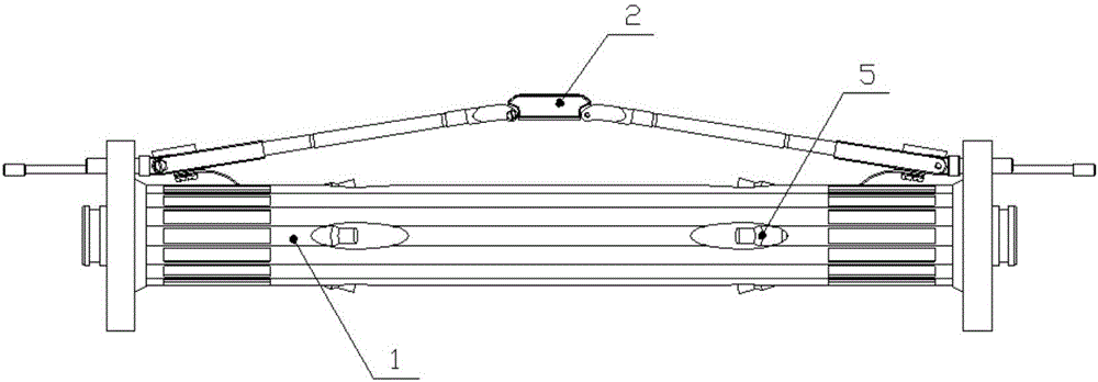 Small-bore bidirectional two-dimensional floating self-adaptive mechanism for high-temperature and high-pressure underground pipeline