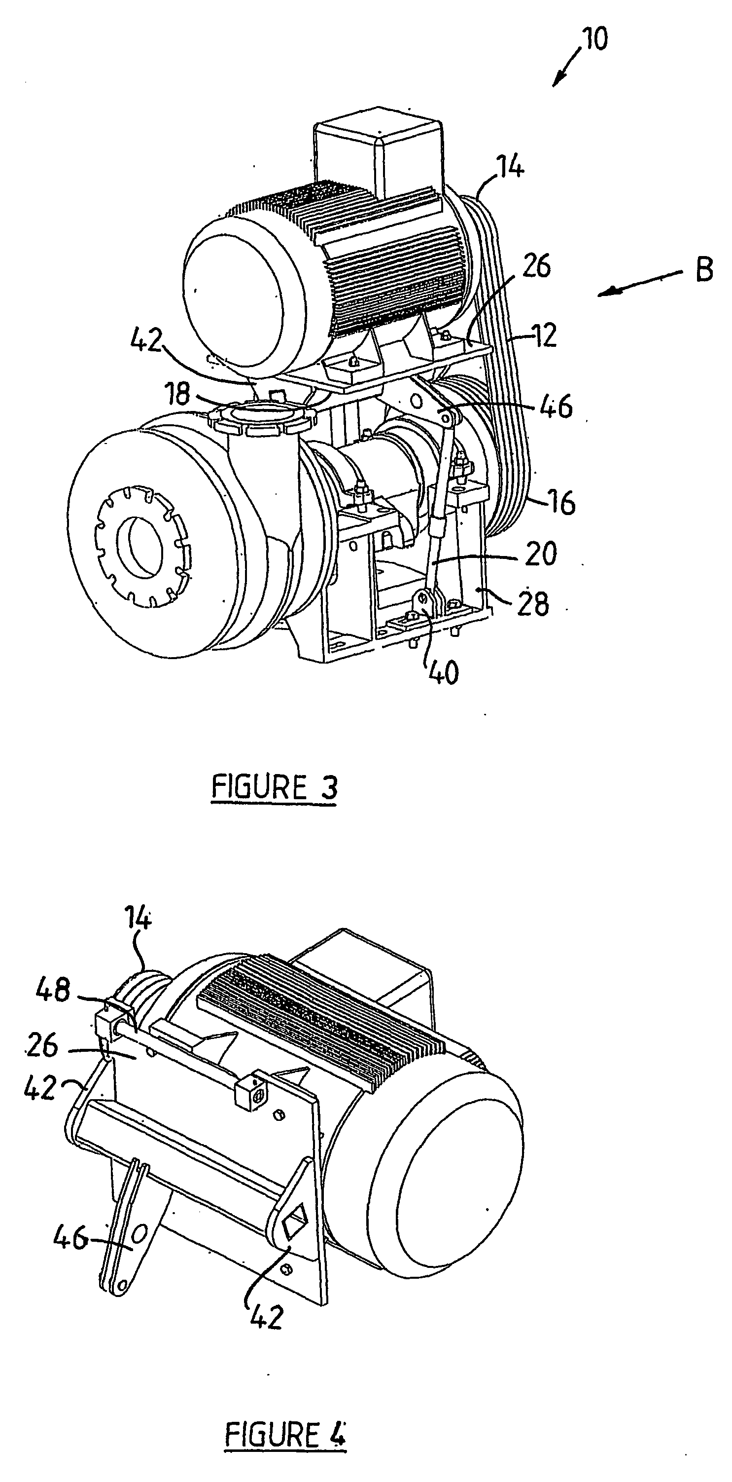 Guide system for tensioning a belt and a method of regulating belt tension