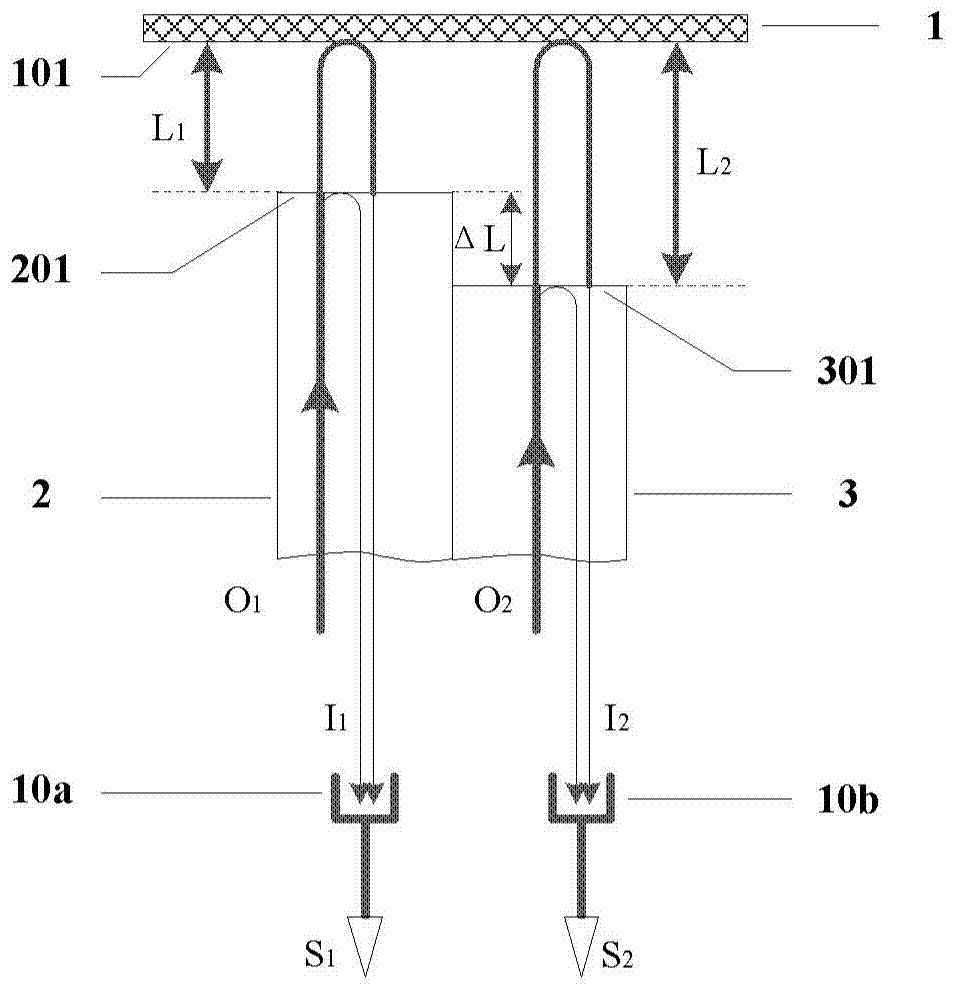 Dual fp-cavity fiber optic acoustic sensing probe and its sensing system