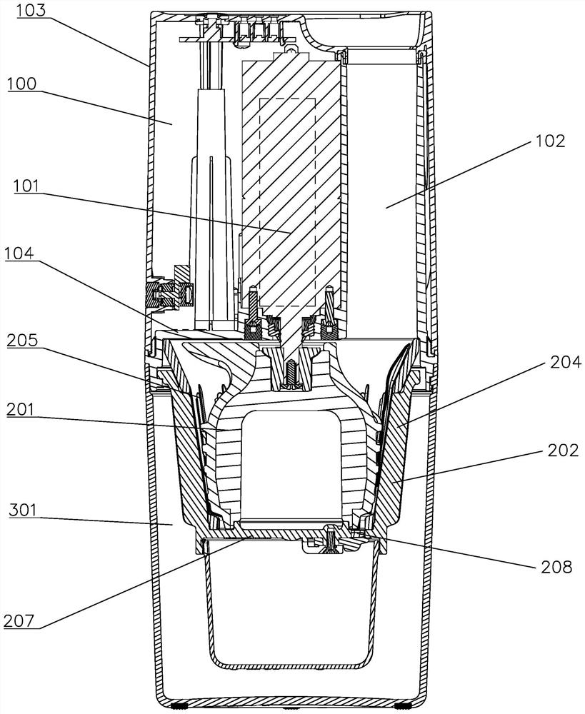 Portable screw extrusion juicer