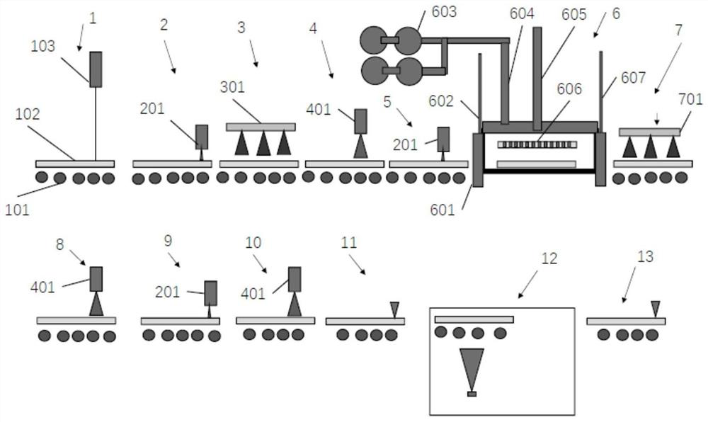 A large-area perovskite solar cell preparation device and preparation method