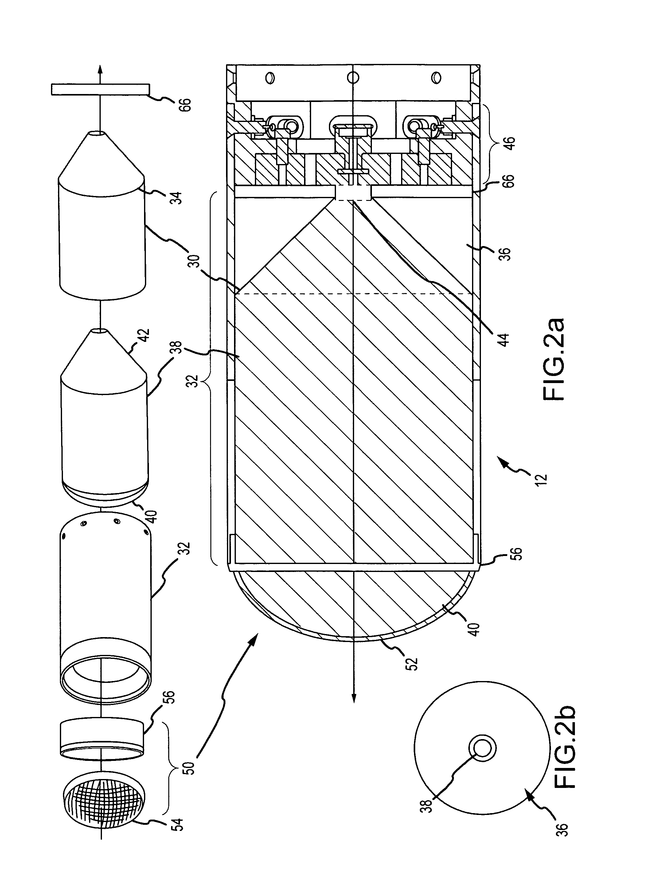 Forward firing fragmentation warhead