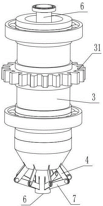 Waste cable collecting device