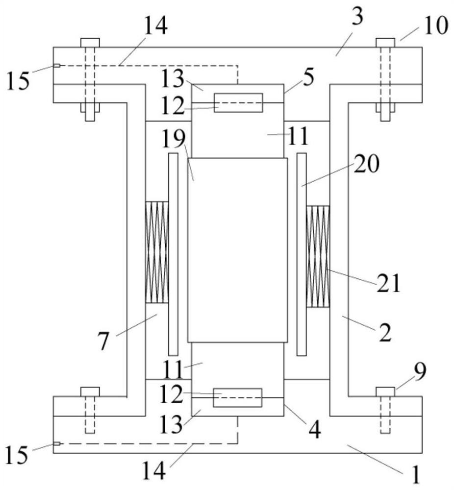 Dry-type sampling method and device for easily-hydrolyzed brittle soft rock standard test piece