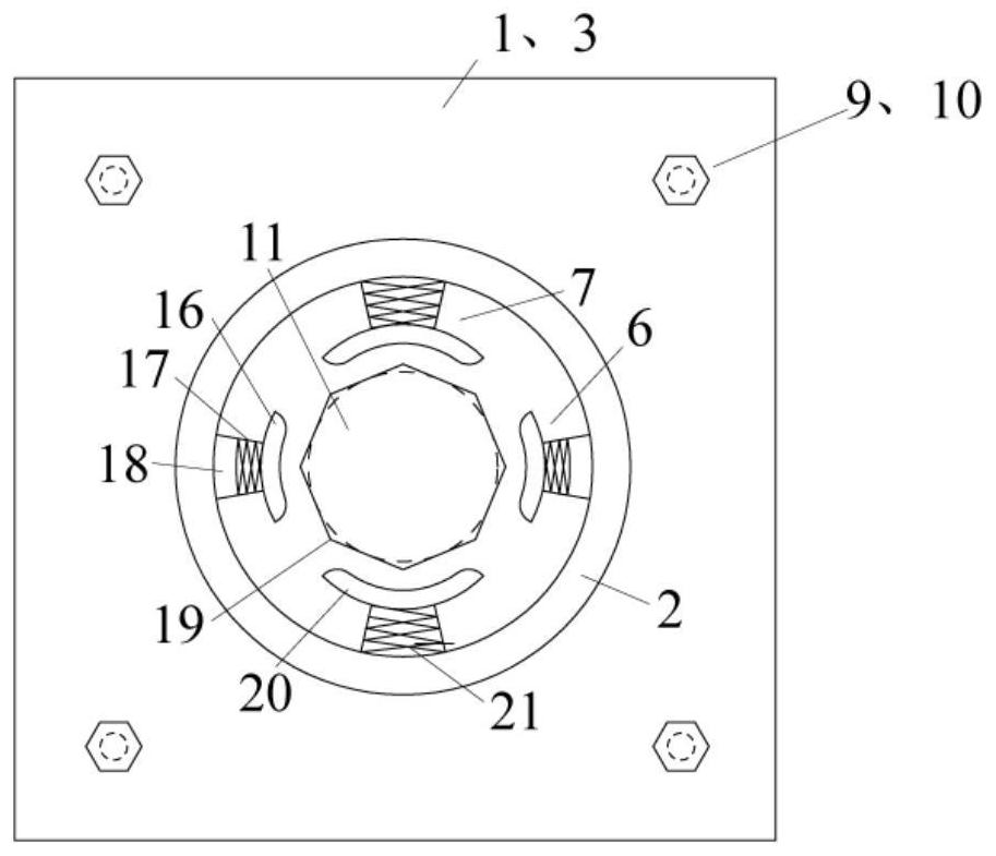 Dry-type sampling method and device for easily-hydrolyzed brittle soft rock standard test piece