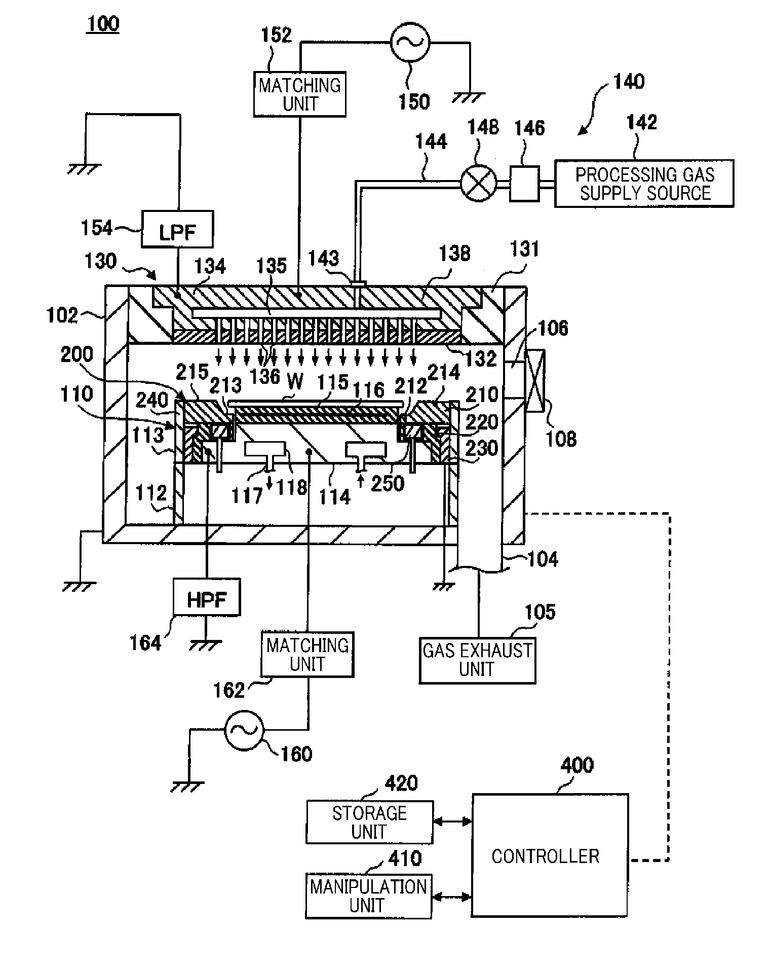 Plasma processing apparatus, plasma processing method and storage medium for storing program for executing the method