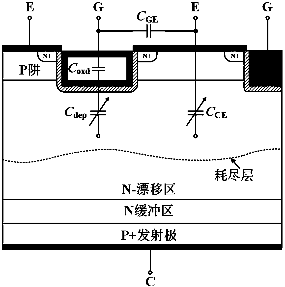 IGBT online state monitoring method and measuring system based on Miller platform delay