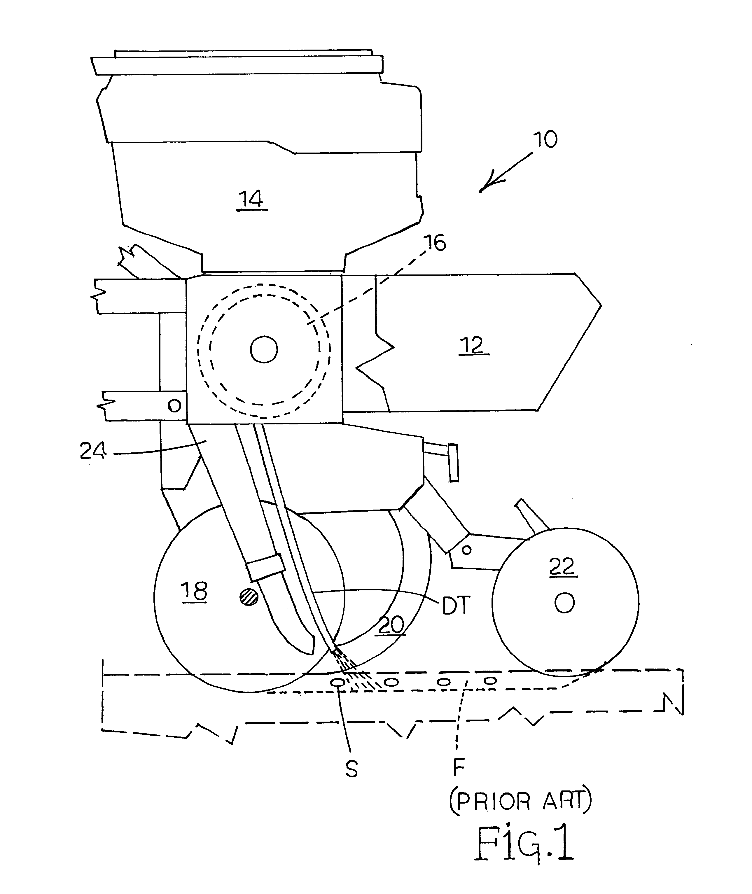 Planting apparatus with improved liquid pesticide delivery device and related method for delivering liquid pesticide