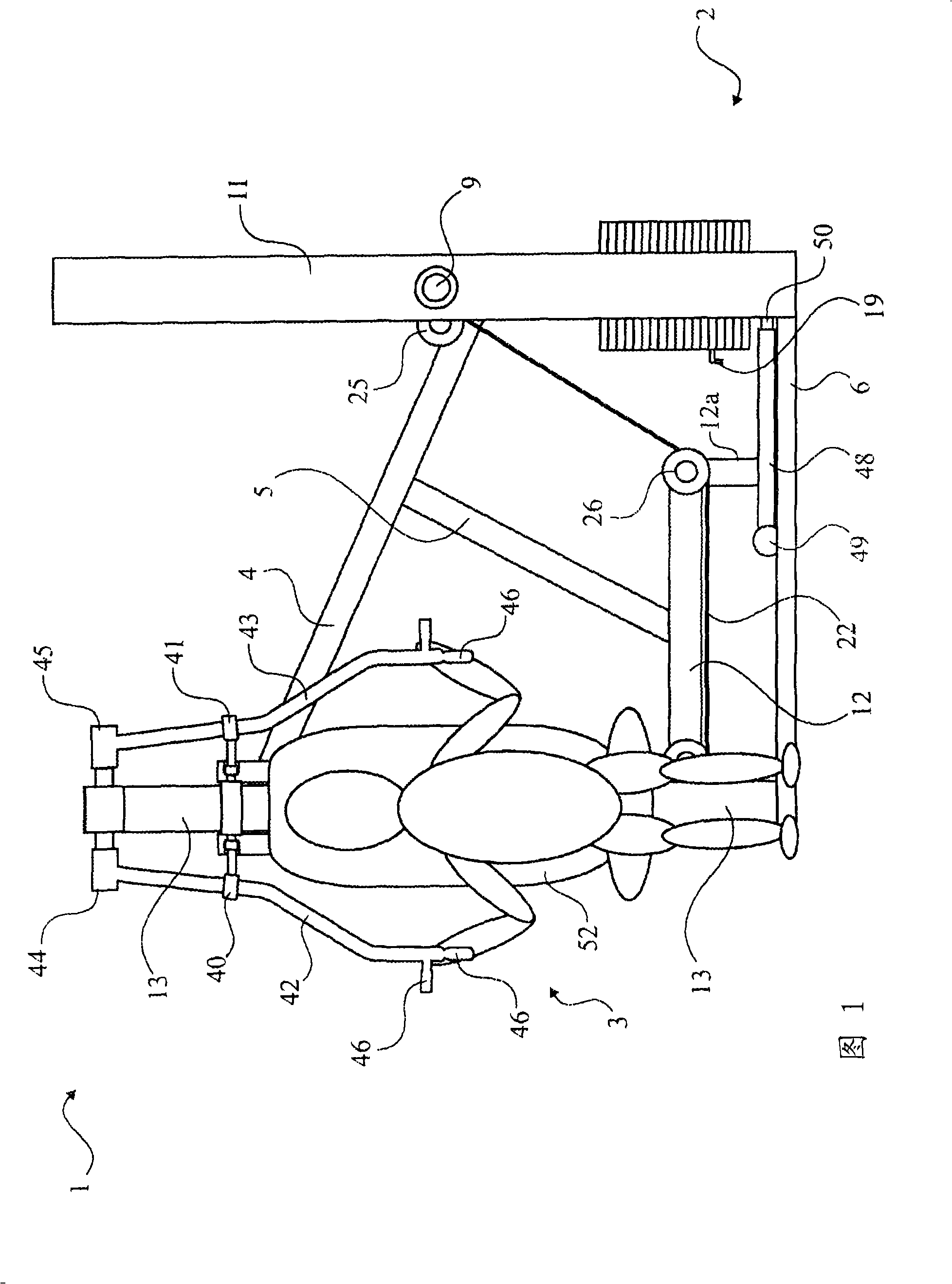 Training machine for strengthen training and rehabilitation