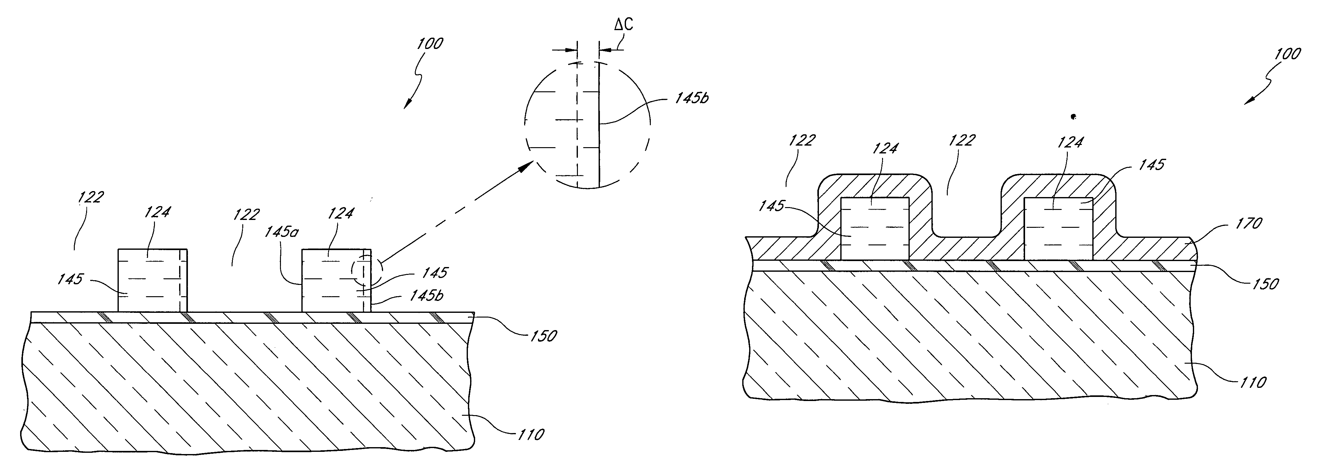 Method and apparatus for adjusting feature size and position