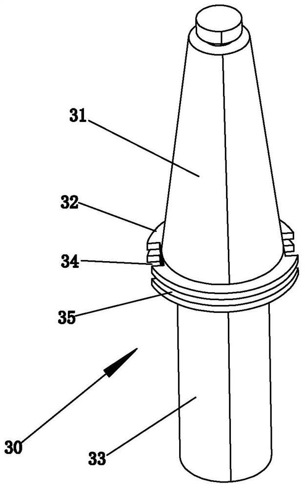 Automatic tool changing device of engraving machine and tool changing method of automatic tool changing device