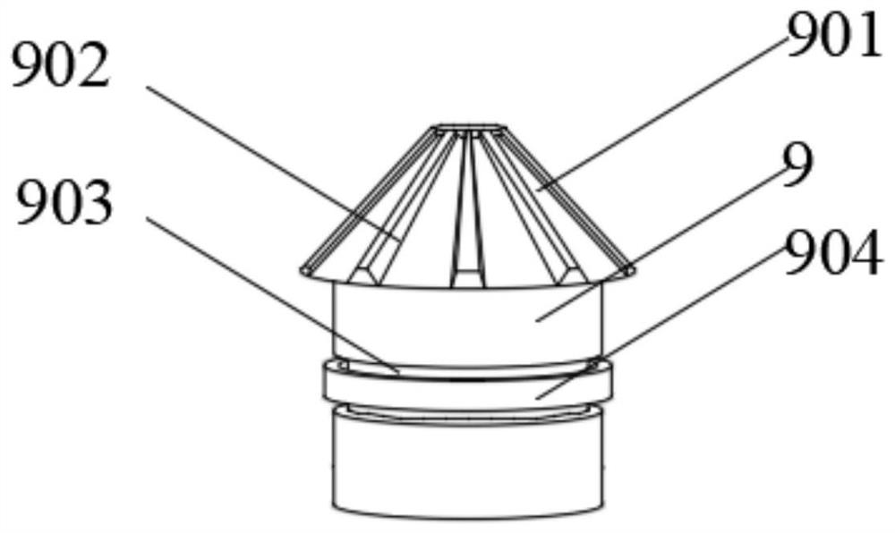 Bent flexible shaft assembly for adjusting illumination angle of car lamp and assembling method thereof