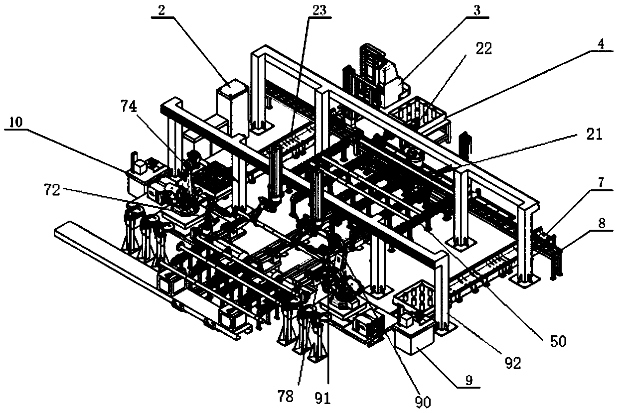 Fully-automatic assembly welding working station for pipe-flange and pipe-sleeve