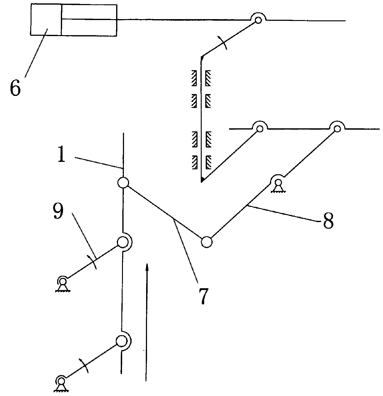 A structure that adopts rolling contact to ensure the concentricity of the compressor control mechanism