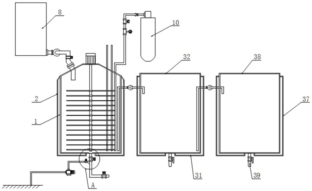 Hypochlorous acid hand-washing-free disinfectant preparation device