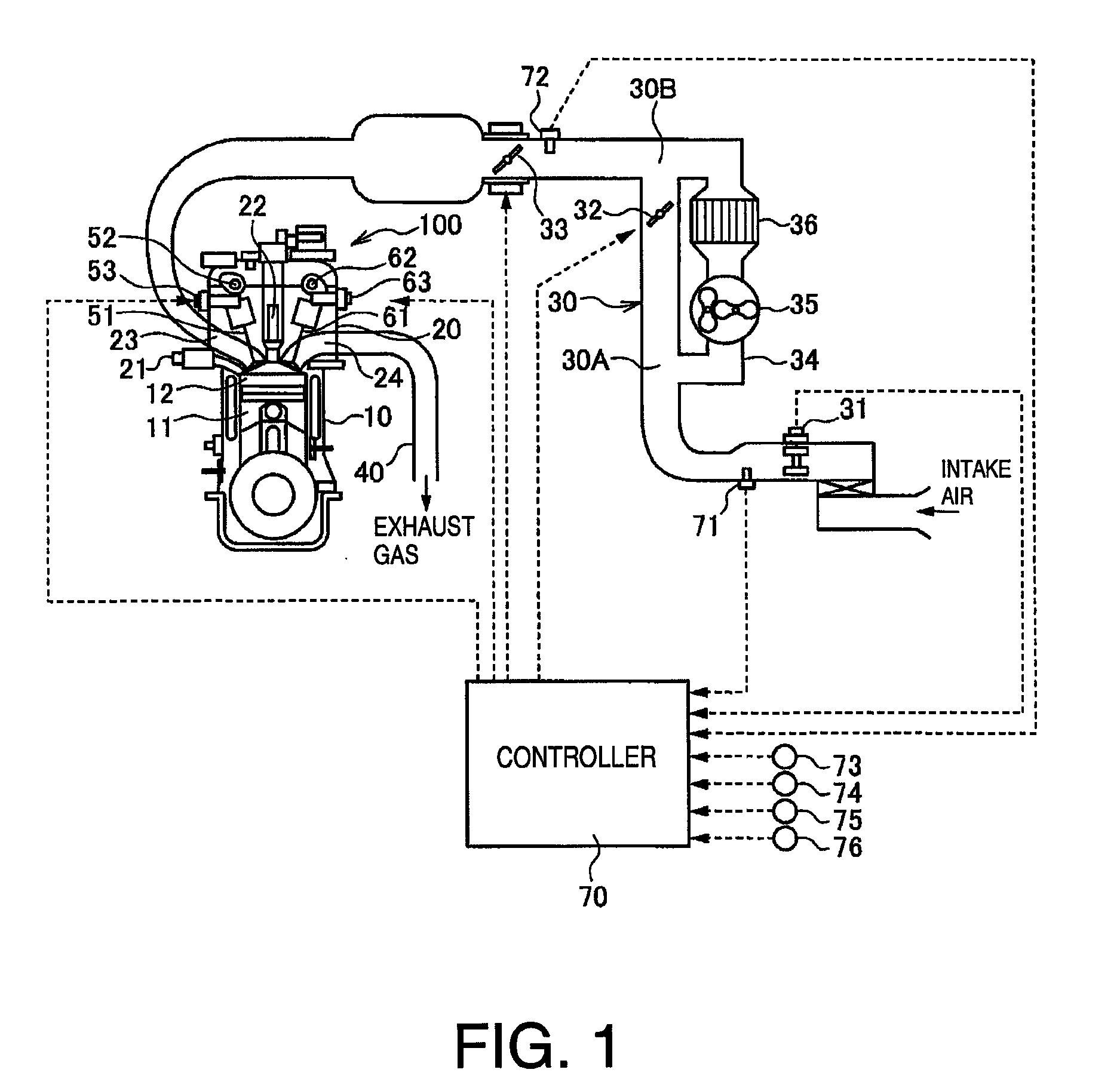 Engine intake quantity control apparatus