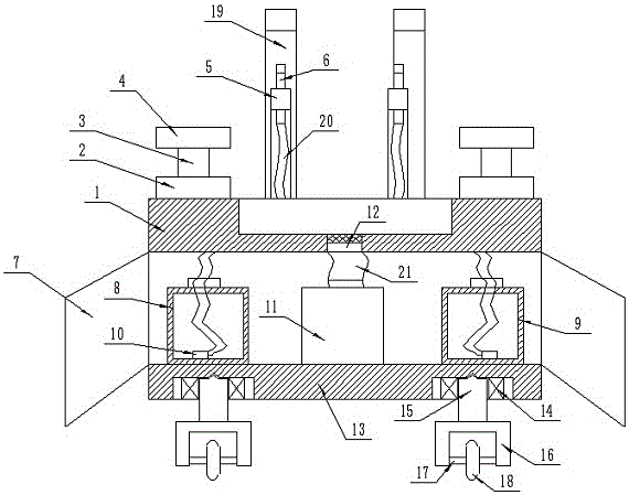 Upper limb injury auxiliary treatment apparatus