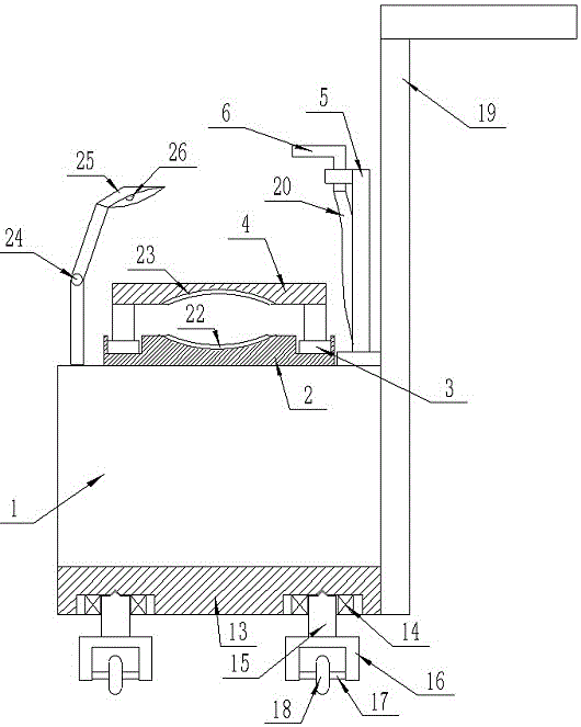 Upper limb injury auxiliary treatment apparatus