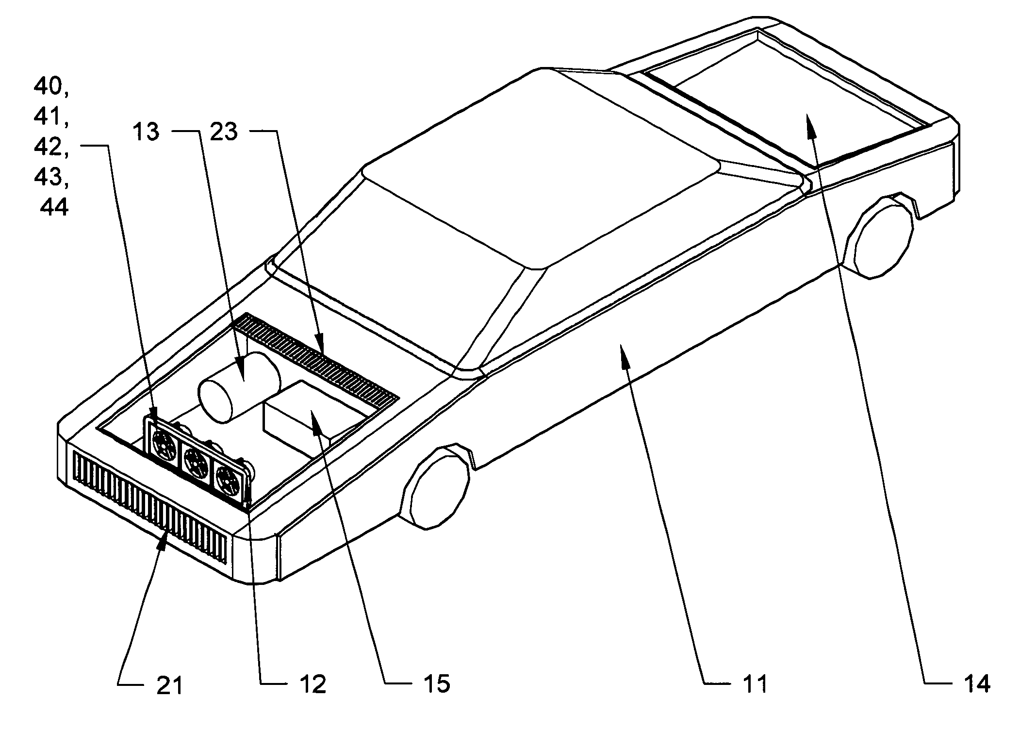 Ram air driven turbine generator battery charging system using control of turbine generator torque to extend the range of an electric vehicle