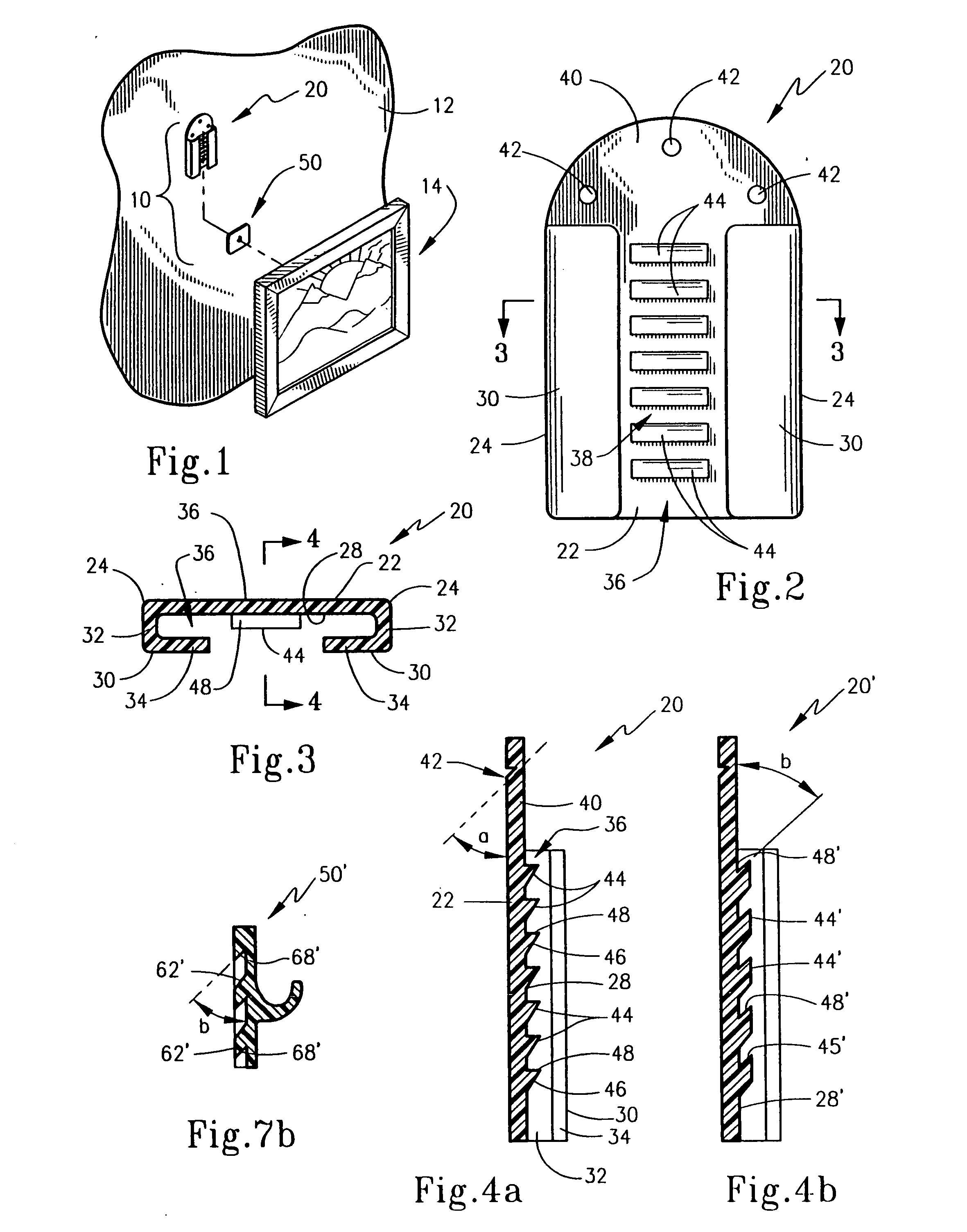 Adjustable hanger and kit incorporating the same