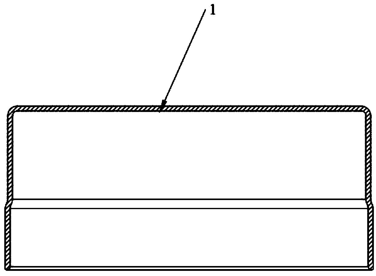 Buckle-type miniature rechargeable lithium battery structure member