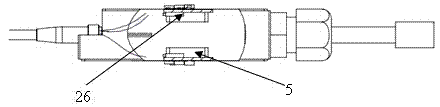 Connecting assembly of USB3.0 type optical fiber connector