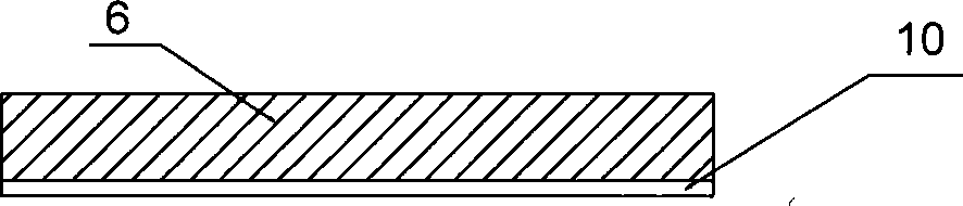 Compound blue crystal underlay substrate and method for producing the same