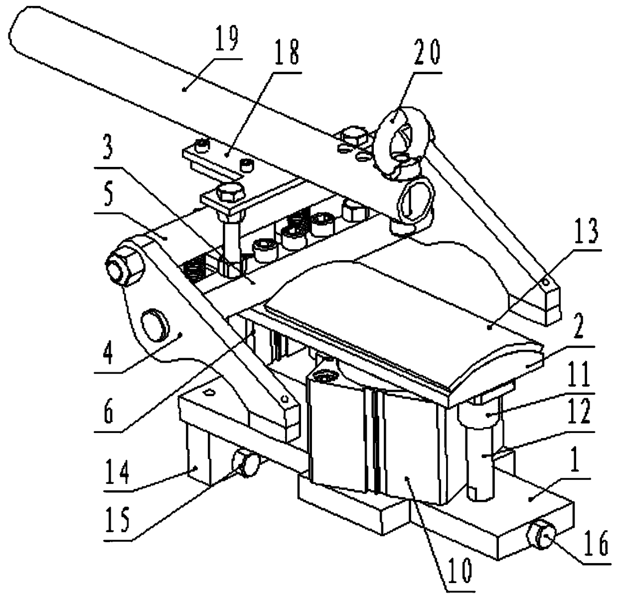 Bearing seat disassembling and assembling device