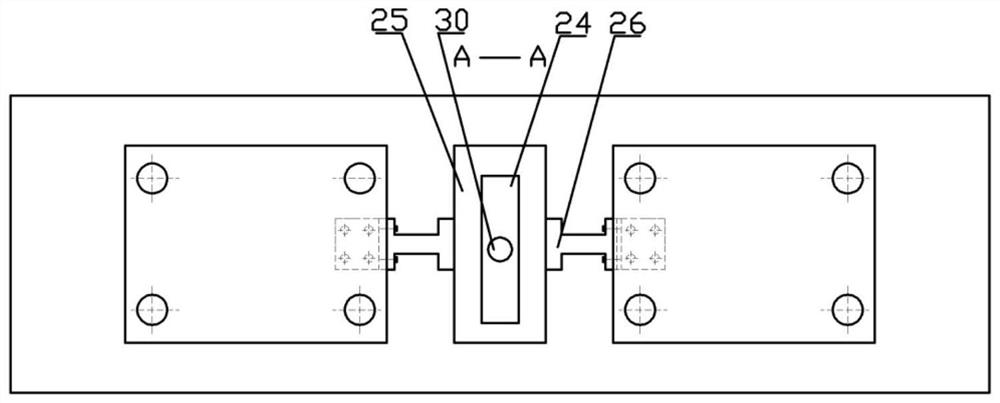 Online reduction method and device for additive composite manufacturing stress based on symmetric high-frequency vibration