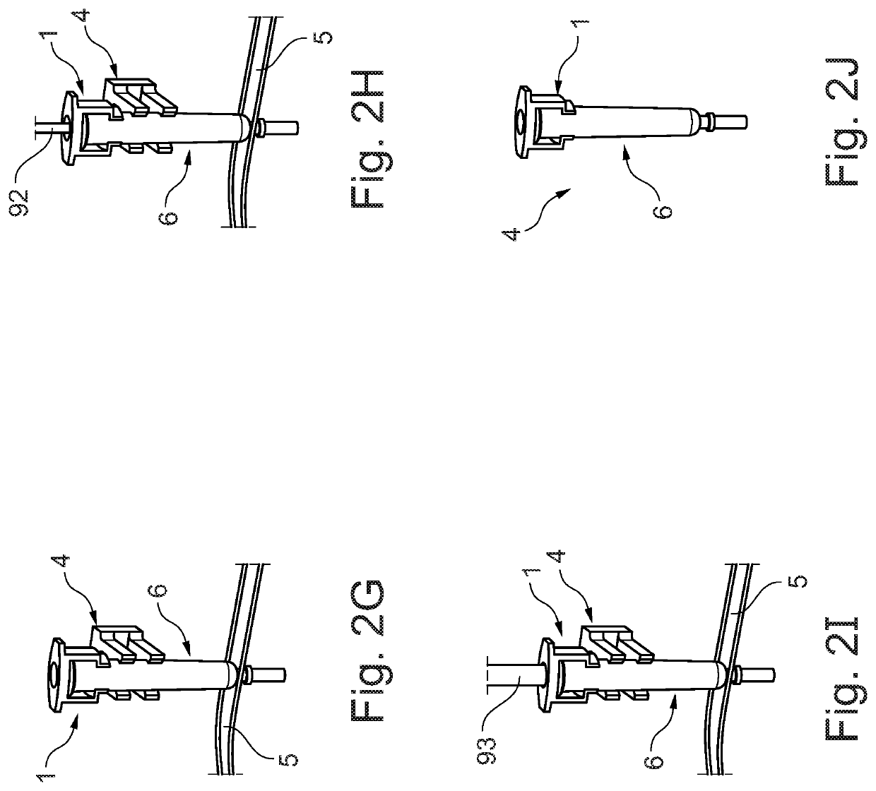 Closing a chamber of a container for a pharmaceutical product