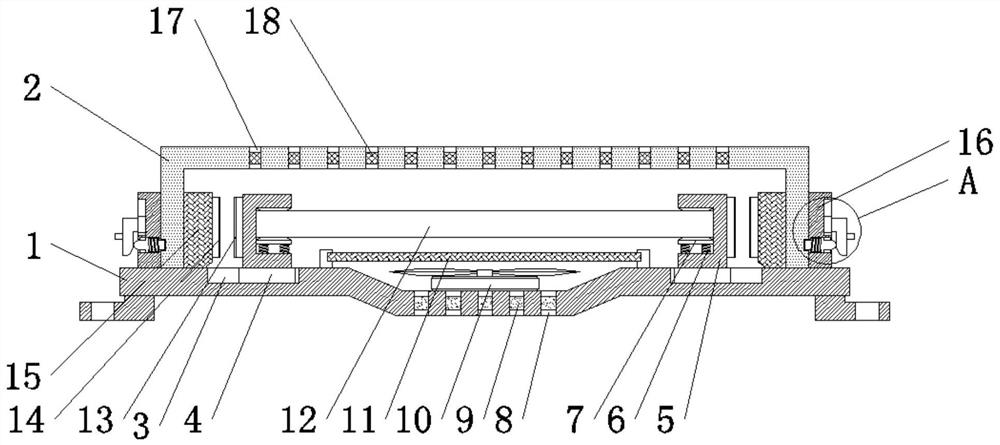 An integrated circuit packaging structure