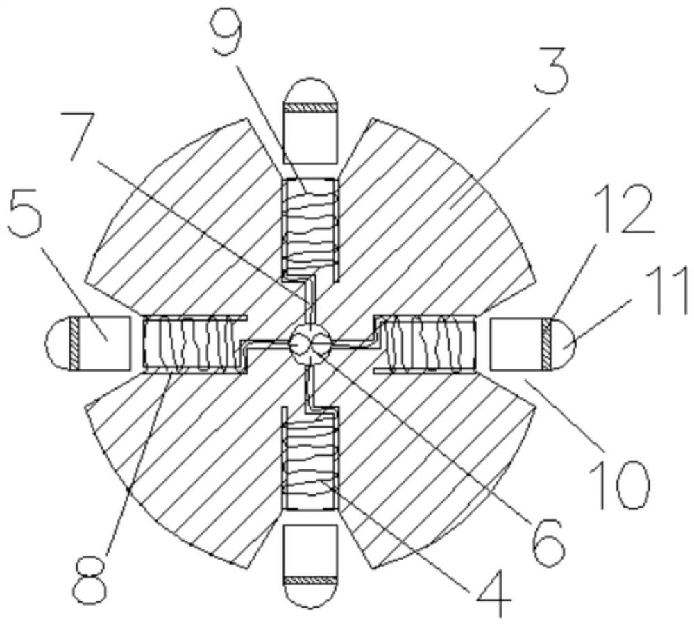 Ground cross-hole resistivity CT detection cable universal for dry and wet holes