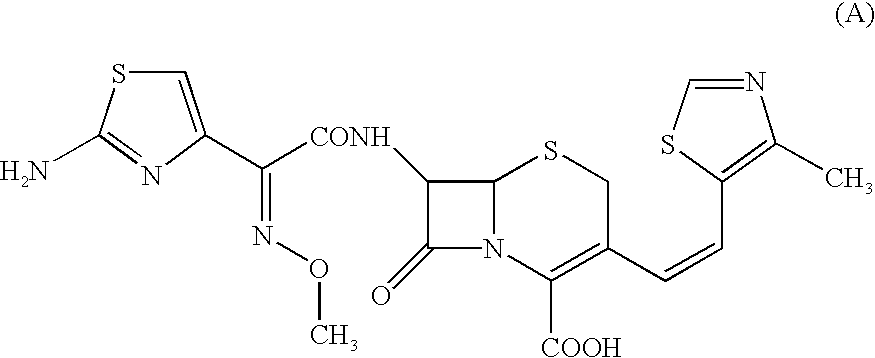 Composition comprising a crystallographically stable, amorphous cephalosporin and processes for the preparation thereof