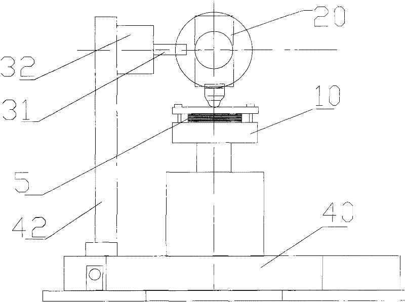 Instrument for testing friction and wear performance of coating