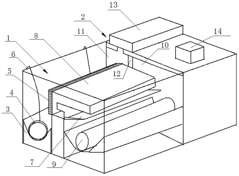 Combined grid urban underground pipe duct drainage regulation and storage system