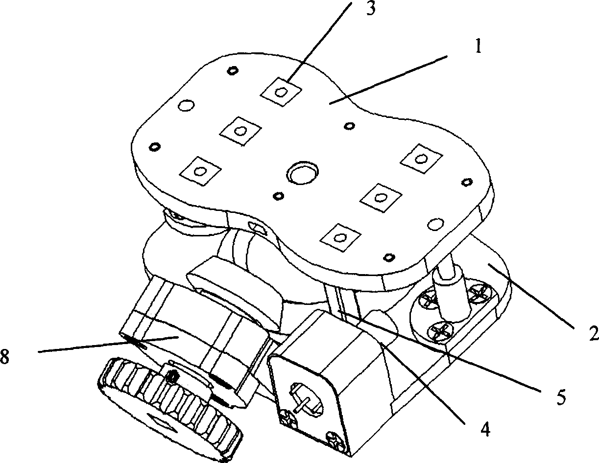 System and method for measuring pressure distribution and interval between two bearers